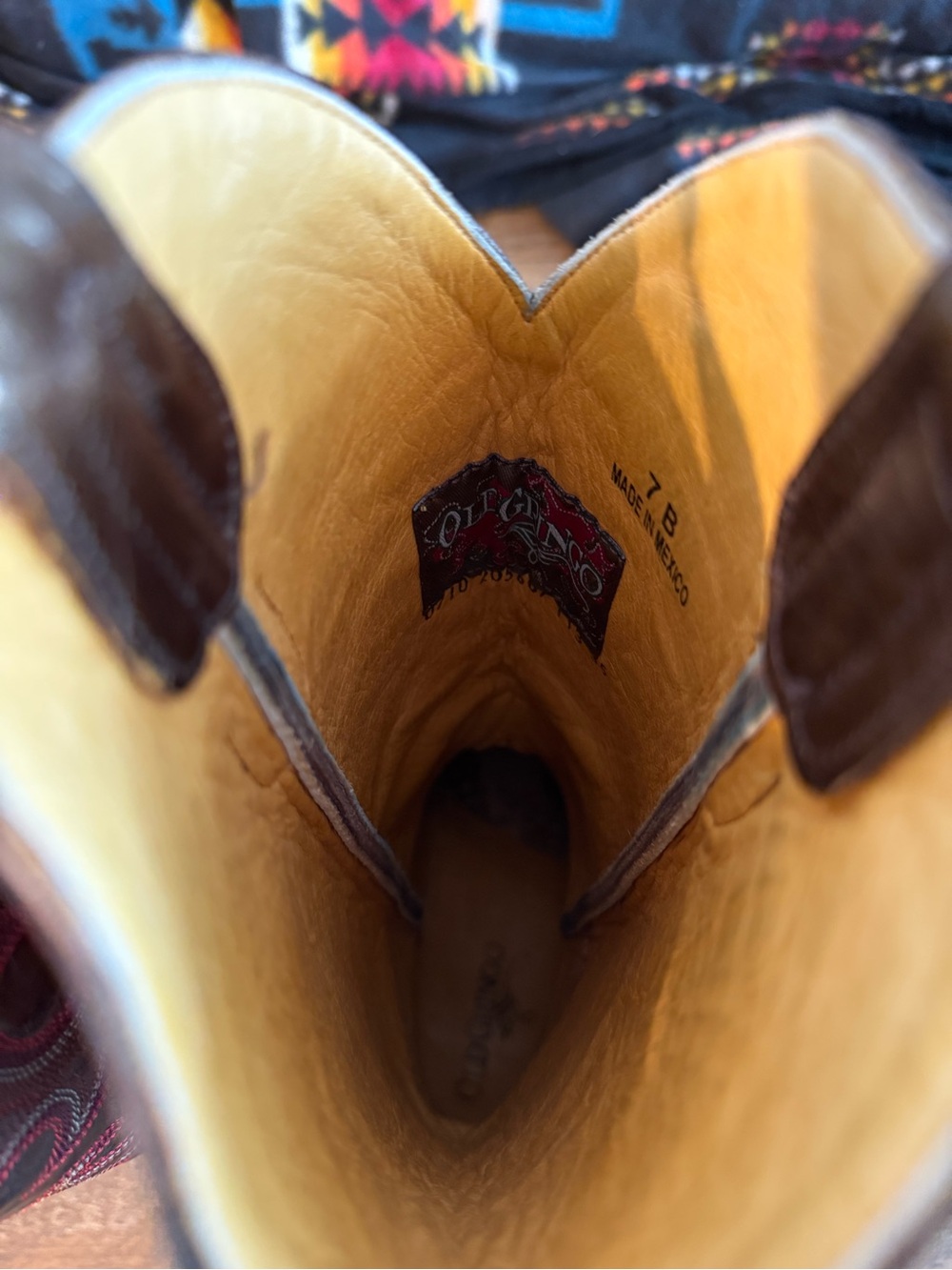 Old Gringo Leather Western Heeled Boots with Red Stitching - Picture 5 of 10